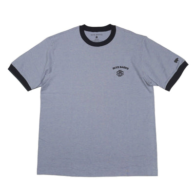 SCYEBASICS 30/2 Cotton Jersey Print Ringer T-Shirt