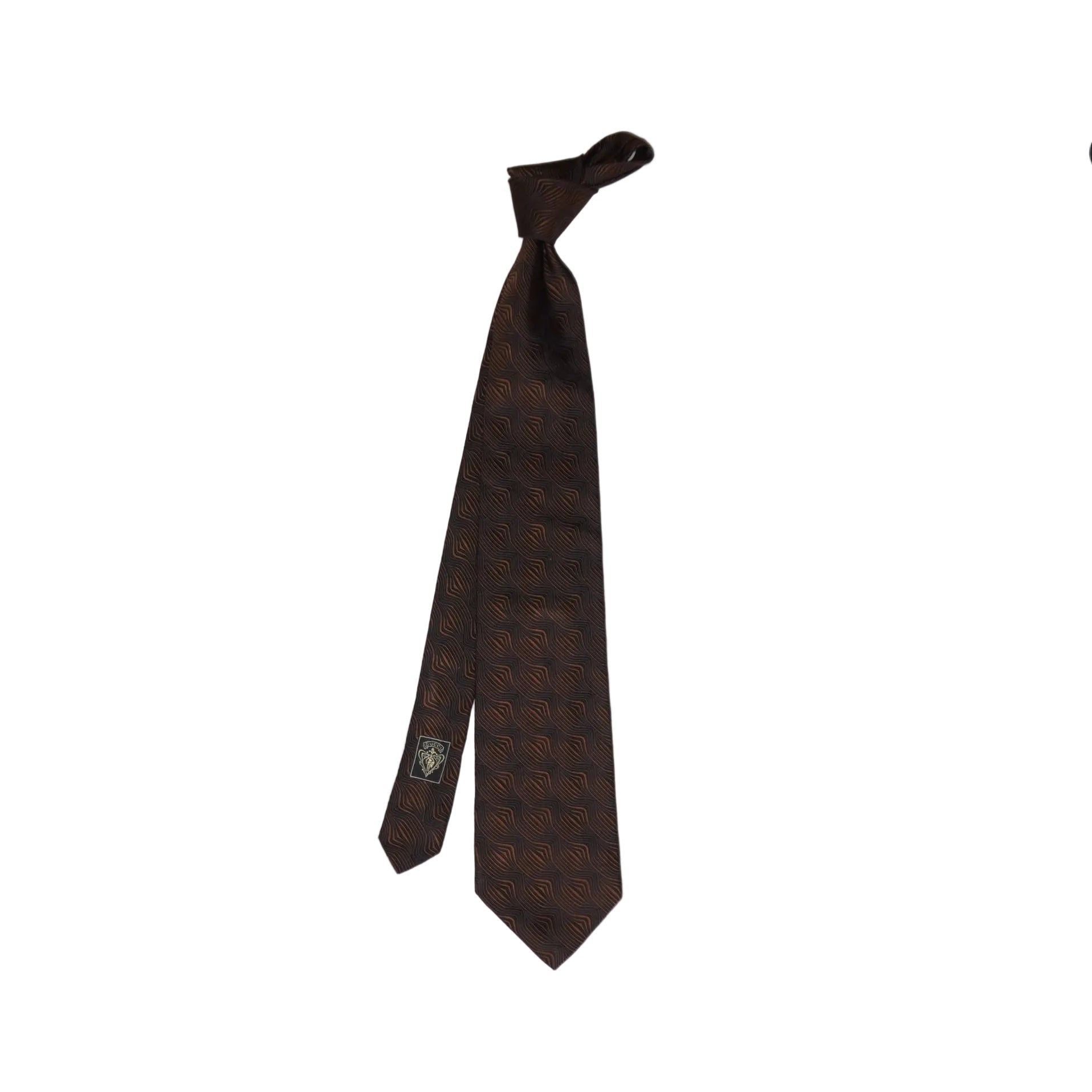 OLD] GUCCI Geometric Pattern Tie ヴィンテージ グッチ 幾何学模様