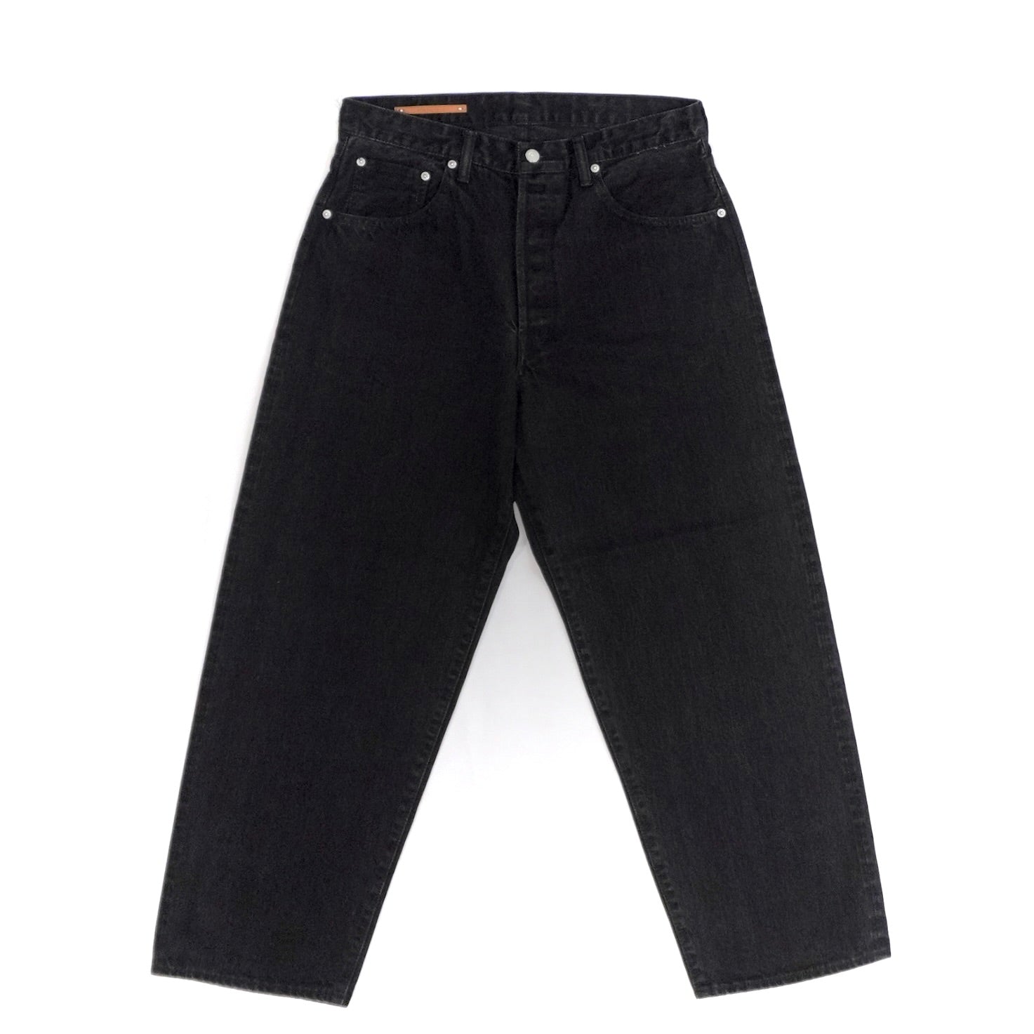 SCYEBASICS] Selvedge Denim Baggy Jeans Black サイ セルヴィッチ