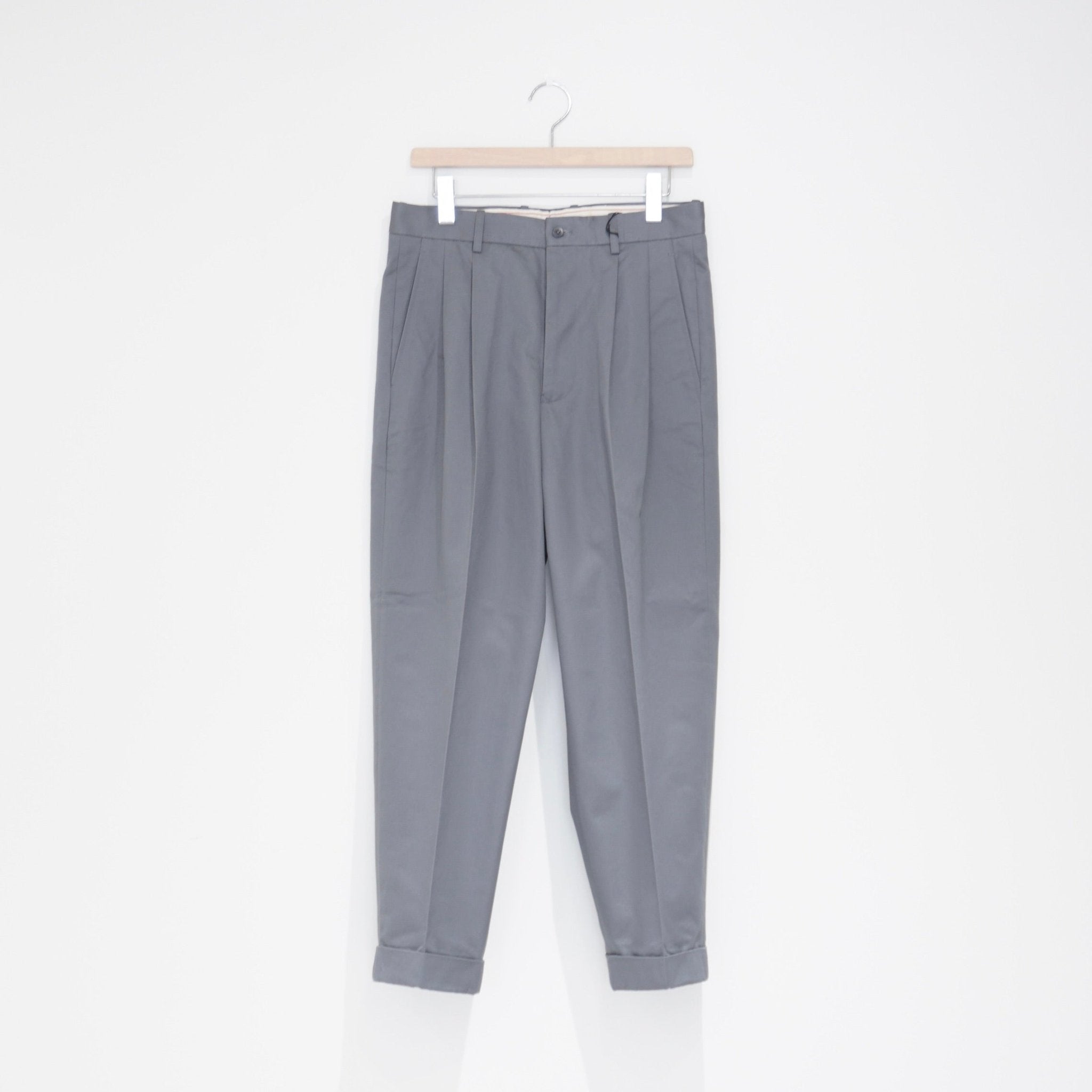 SCYE BASICS] San Joaquin Cotton Chino Pleated Trousers – àpartir