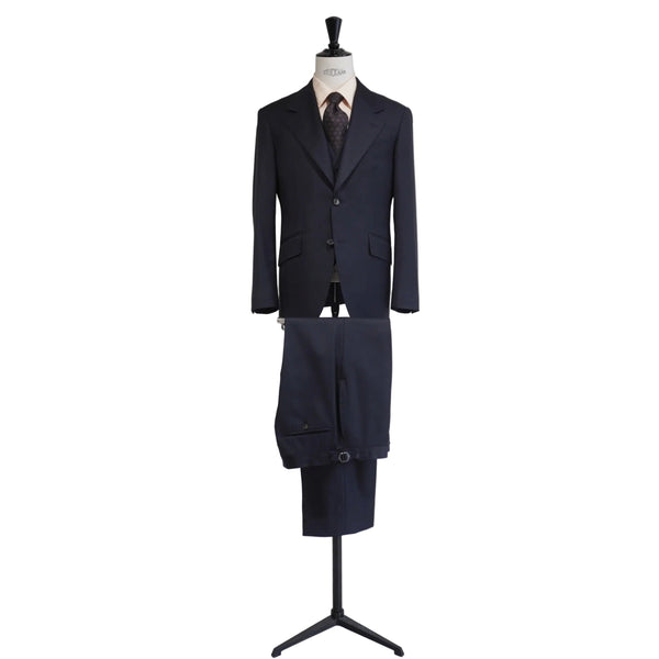 apartir オーダースーツ DRAPERS CANONICO ネイビー3ピーススーツ