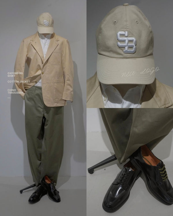 「春の光に映える、アイボリーとベージュの洗練コーデ — SCYEBASICSで作るカーキと白シャツでつくる旬のスタイル」 - apartir Online Store