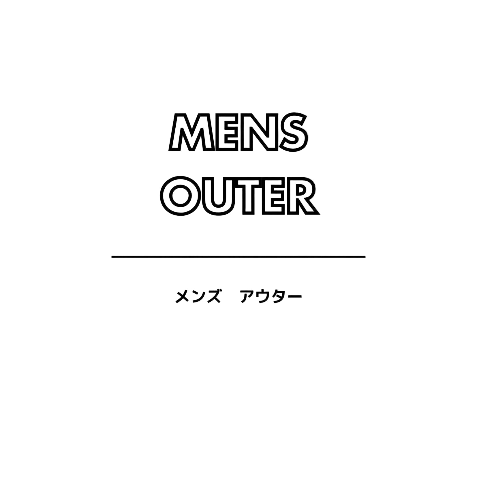 Mens Outer - apartir Online Store