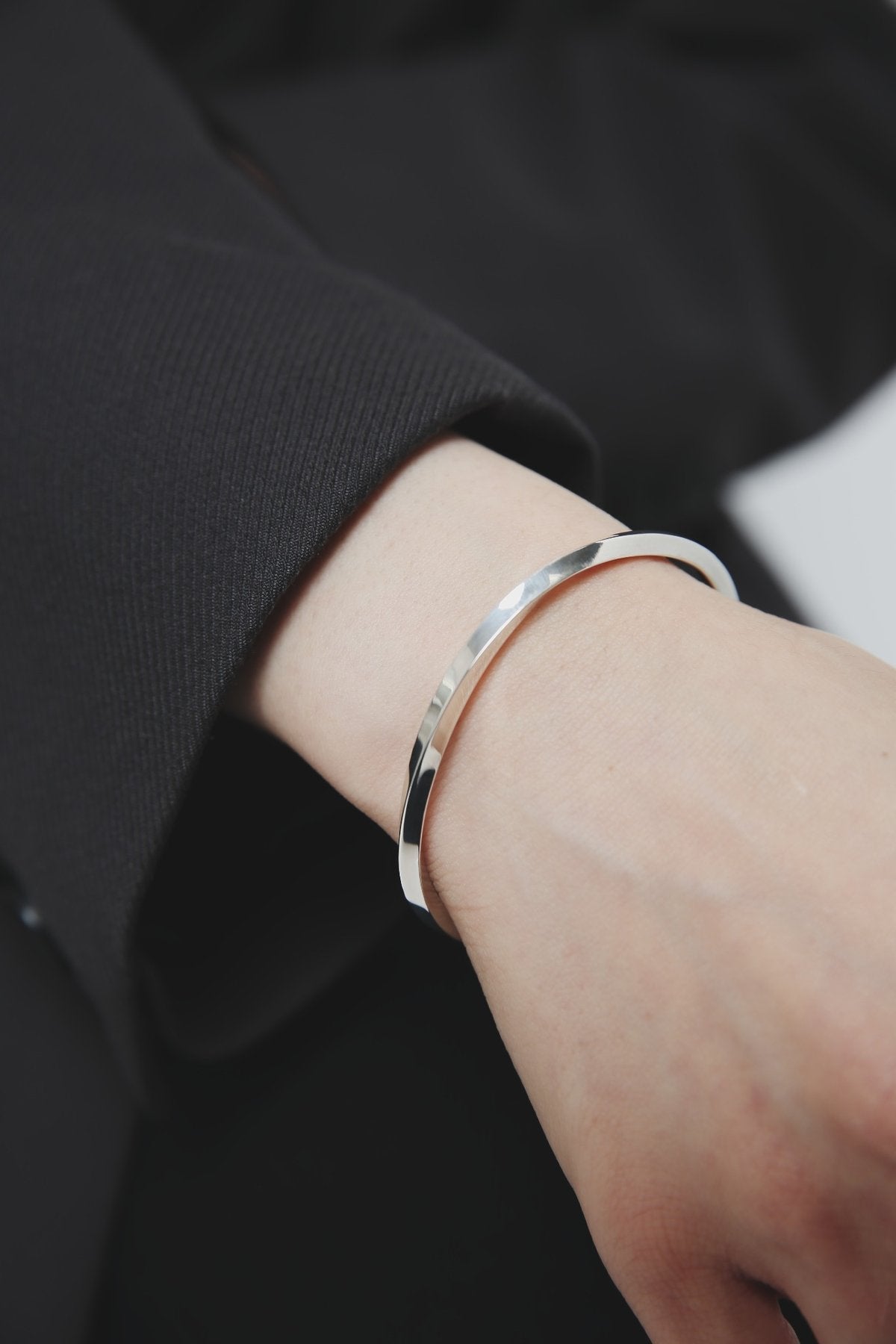 [NINENINE] Silver 925 Bangle | Width 3mm | 21-B-005