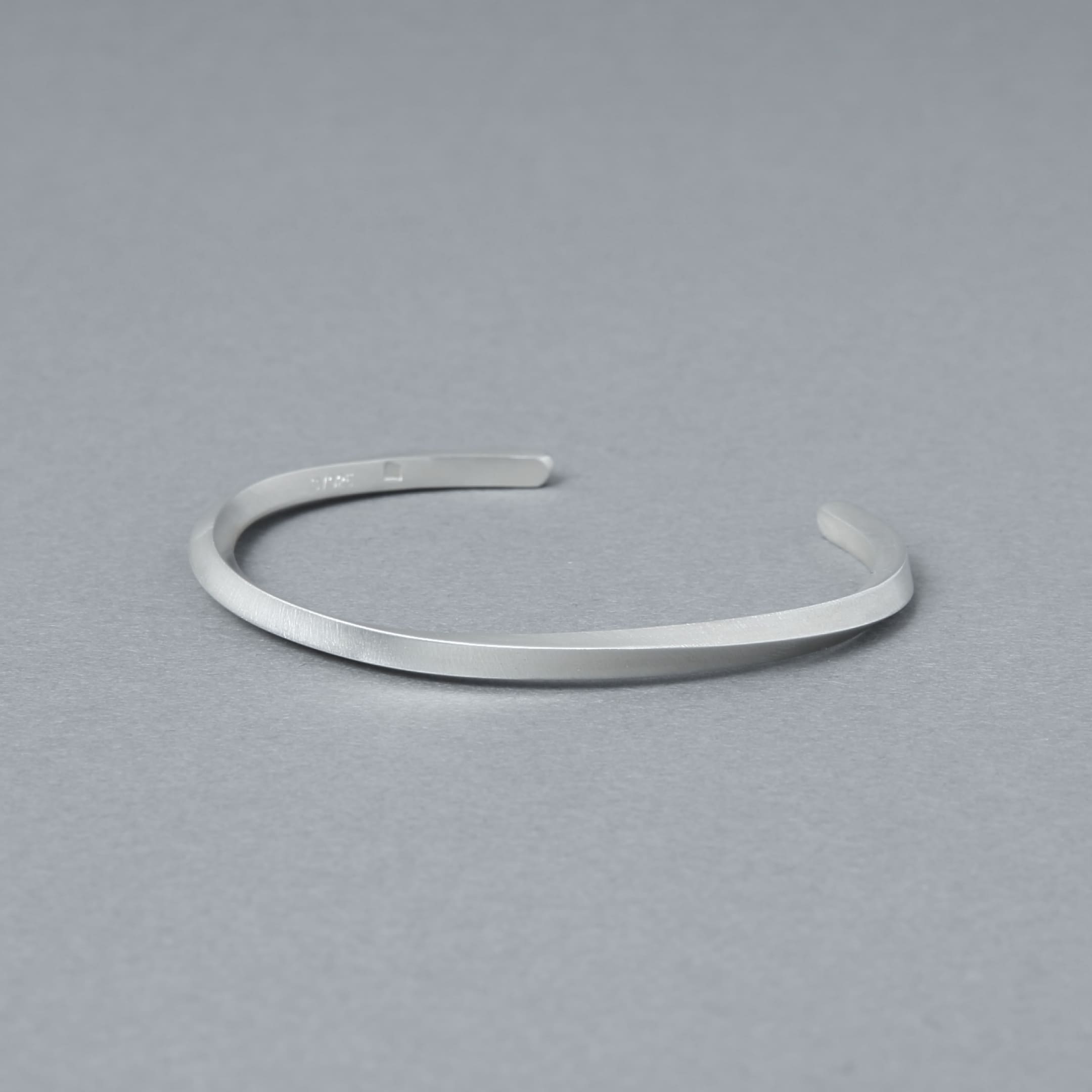 [NINENINE] シルバー925 バングル ｜幅3mm｜21-B-002