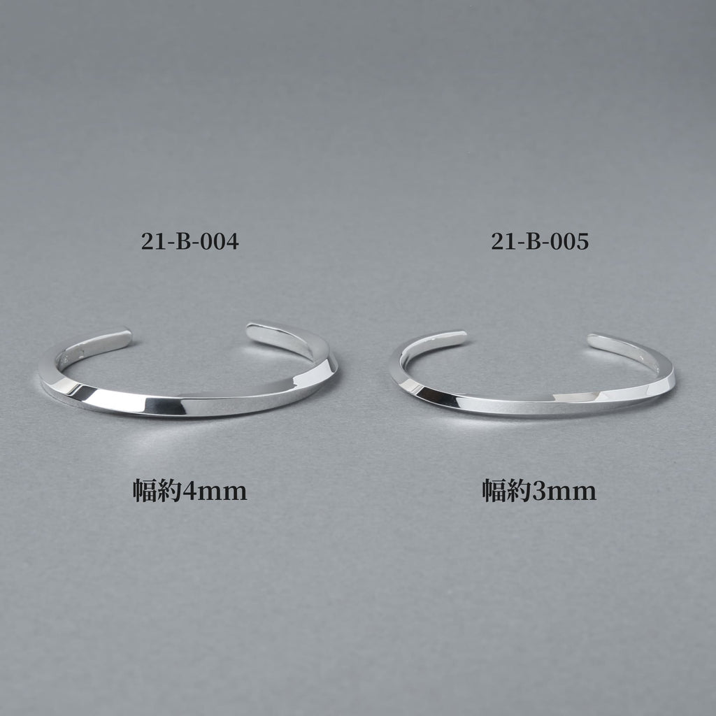 [NINENINE] Silver 925 Bangle | Width 3mm | 21-B-005