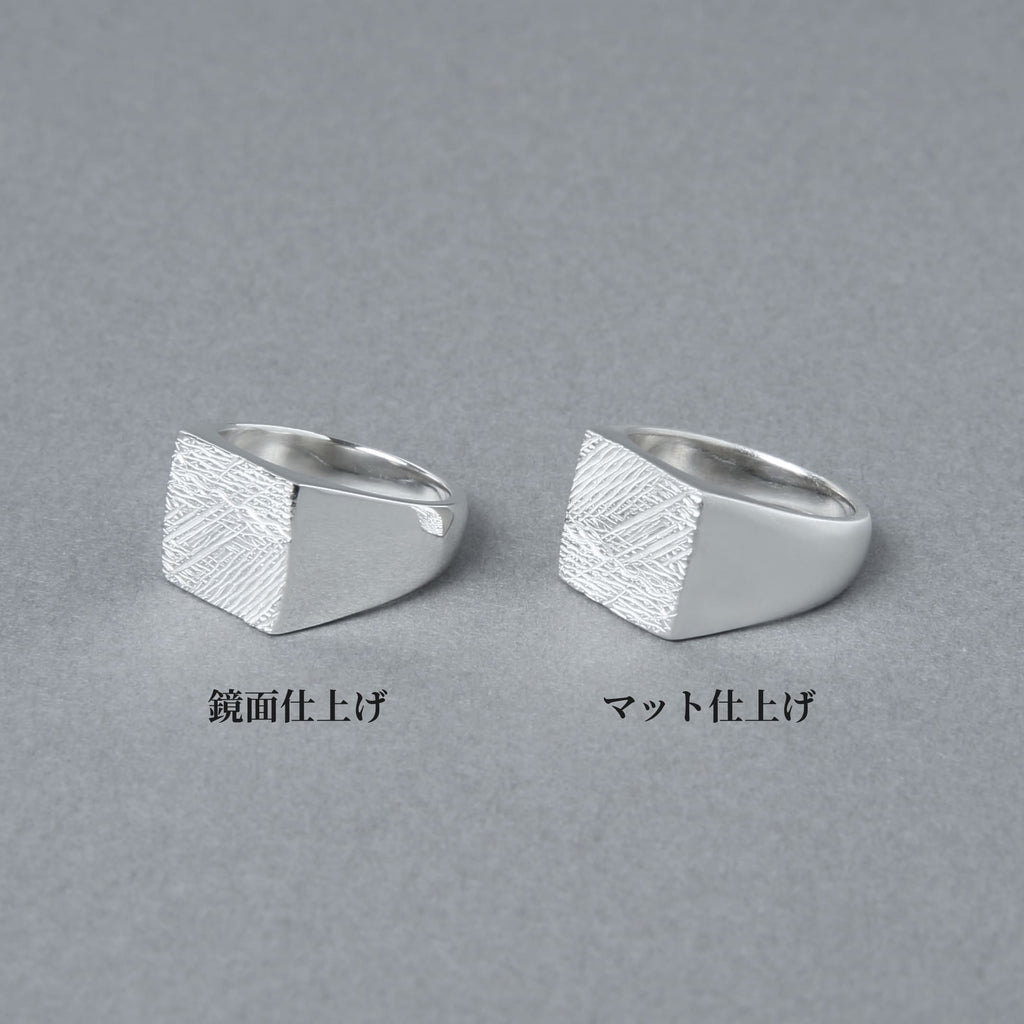 [NINENINE] Sterling Silver Signet Ring | 22-R-024