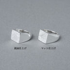 [NINENINE] Sterling Silver Signet Ring | 22-R-024