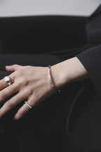 [NINENINE] シルバー925 バングル｜幅3mm｜21-B-005