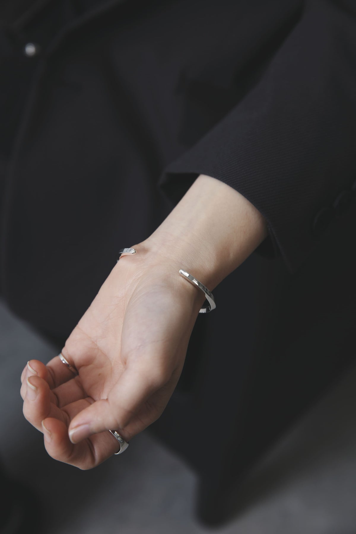 [NINENINE] Silver 925 Bangle | Width 3mm | 21-B-005