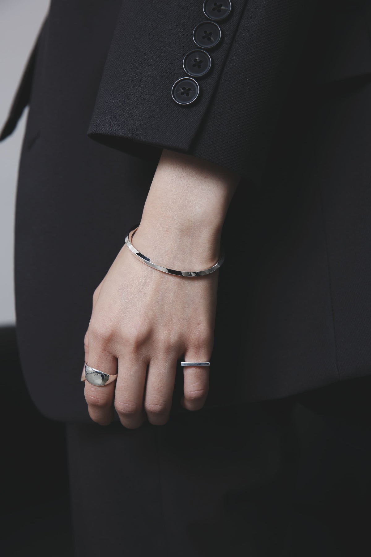 [NINENINE] Silver 925 Bangle | Width 3mm | 21-B-005