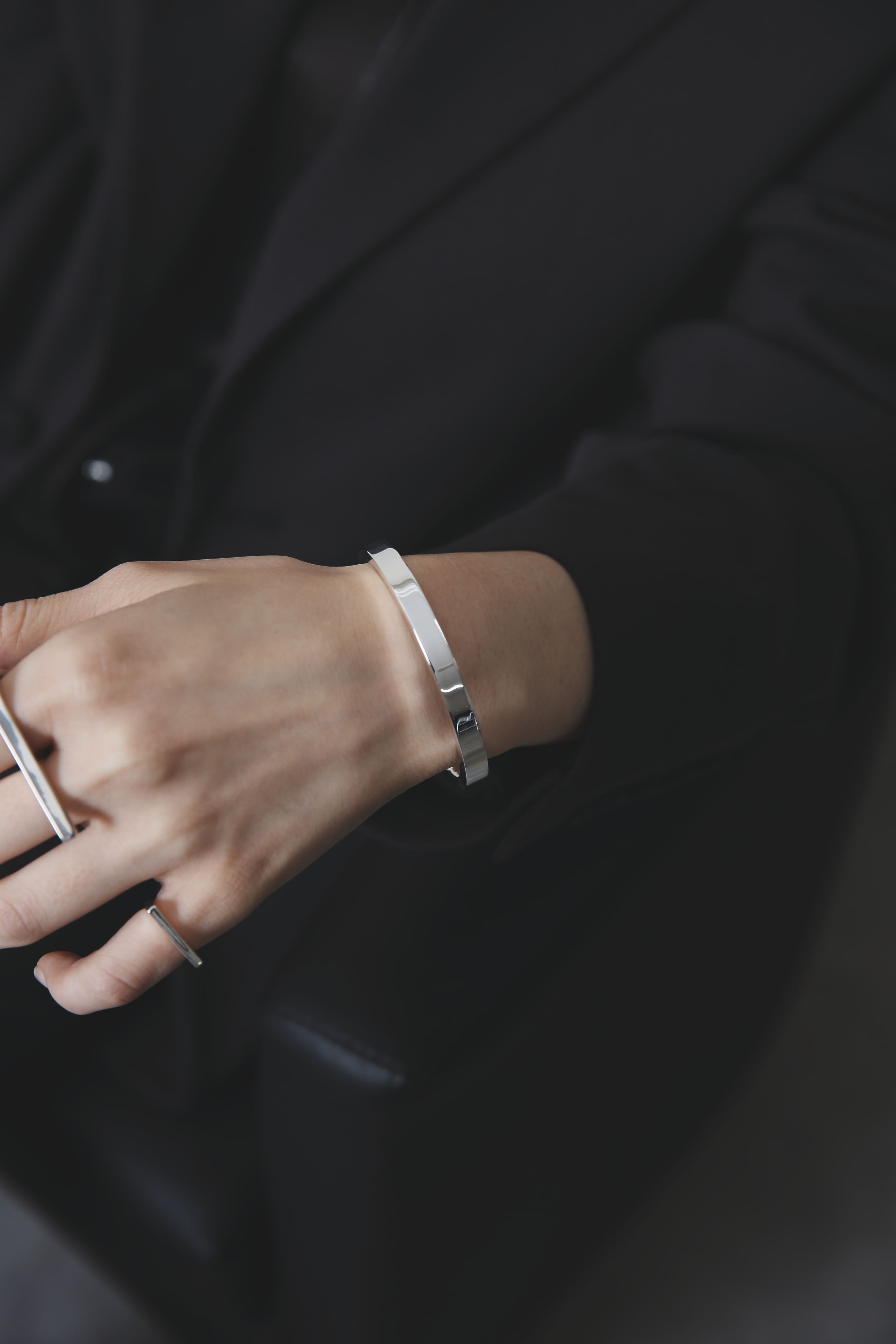 [NINENINE] シルバー925 バングル｜幅6mm｜22-B-007