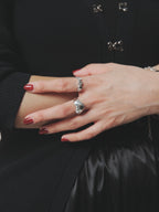 [NINENINE] シルバー925 ハートリング ｜ 21-R-012