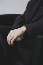 [NINENINE] シルバー925 バングル｜いぶし加工なし｜24-B-013