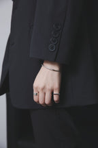 [NINENINE] シルバー925 バングル｜いぶし加工なし｜24-B-013