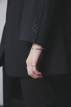 [NINENINE] シルバー925 バングル｜いぶし加工なし｜24-B-013