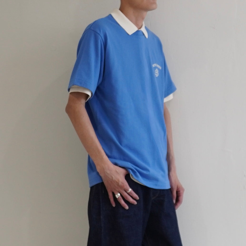 [SCYE BASICS] 30/2 Cotton Jersey Varsity Logo Print T-Shirt