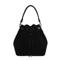 [Scye] Suede Touch Leather Drawstring Bag