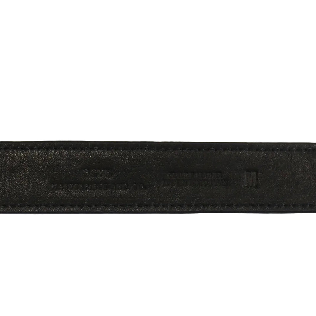 [Scye] Suede Touch Leather Box Buckle Belt