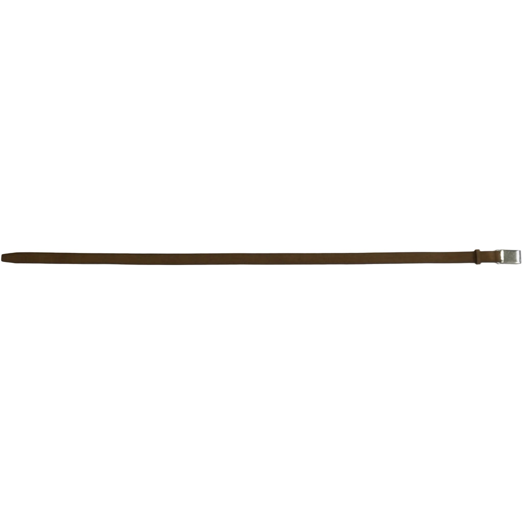 [Scye] Suede Touch Leather Box Buckle Belt