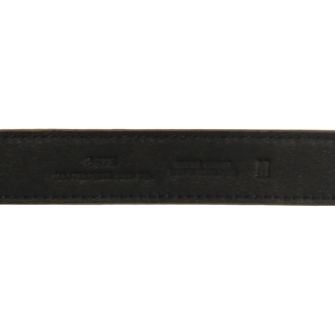 [Scye] Suede Touch Leather Box Buckle Belt