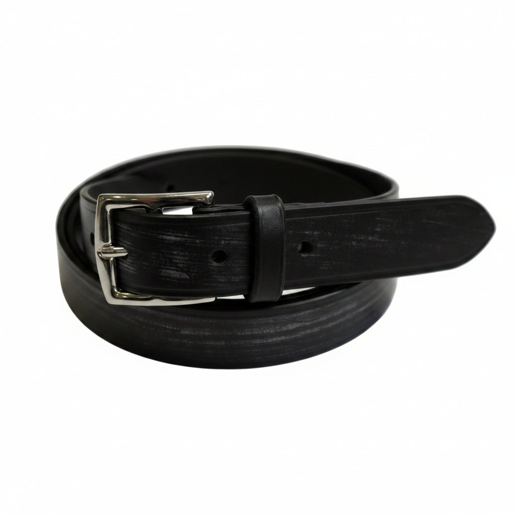 [Scye] Bridle Leather Box Buckle Belt