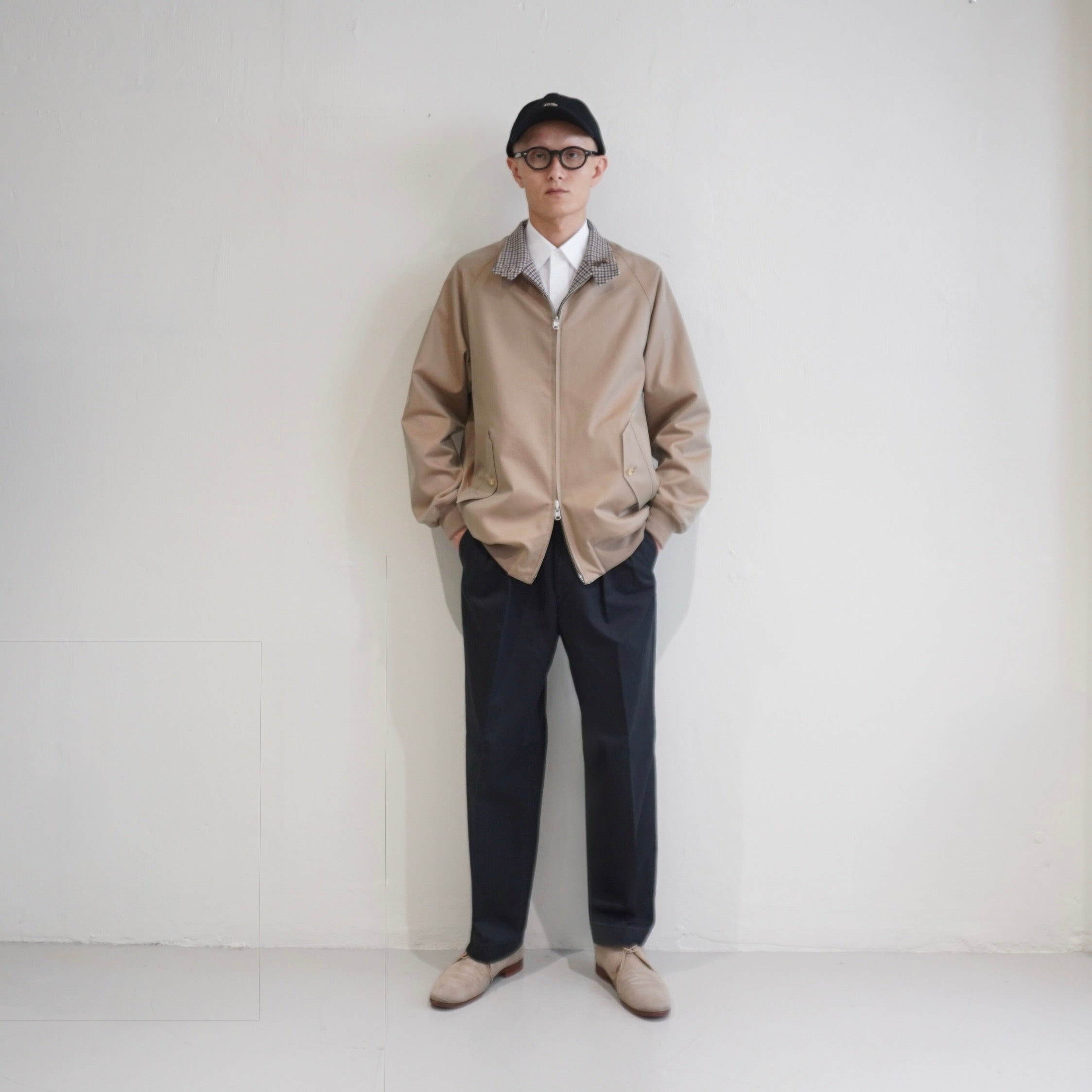 [SCYE BASICS] Cotton Gaberdine Reversible Jacket