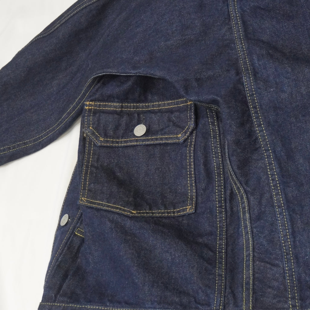 [SCYE BASICS] Organic Cotton Denim Jacket Type1