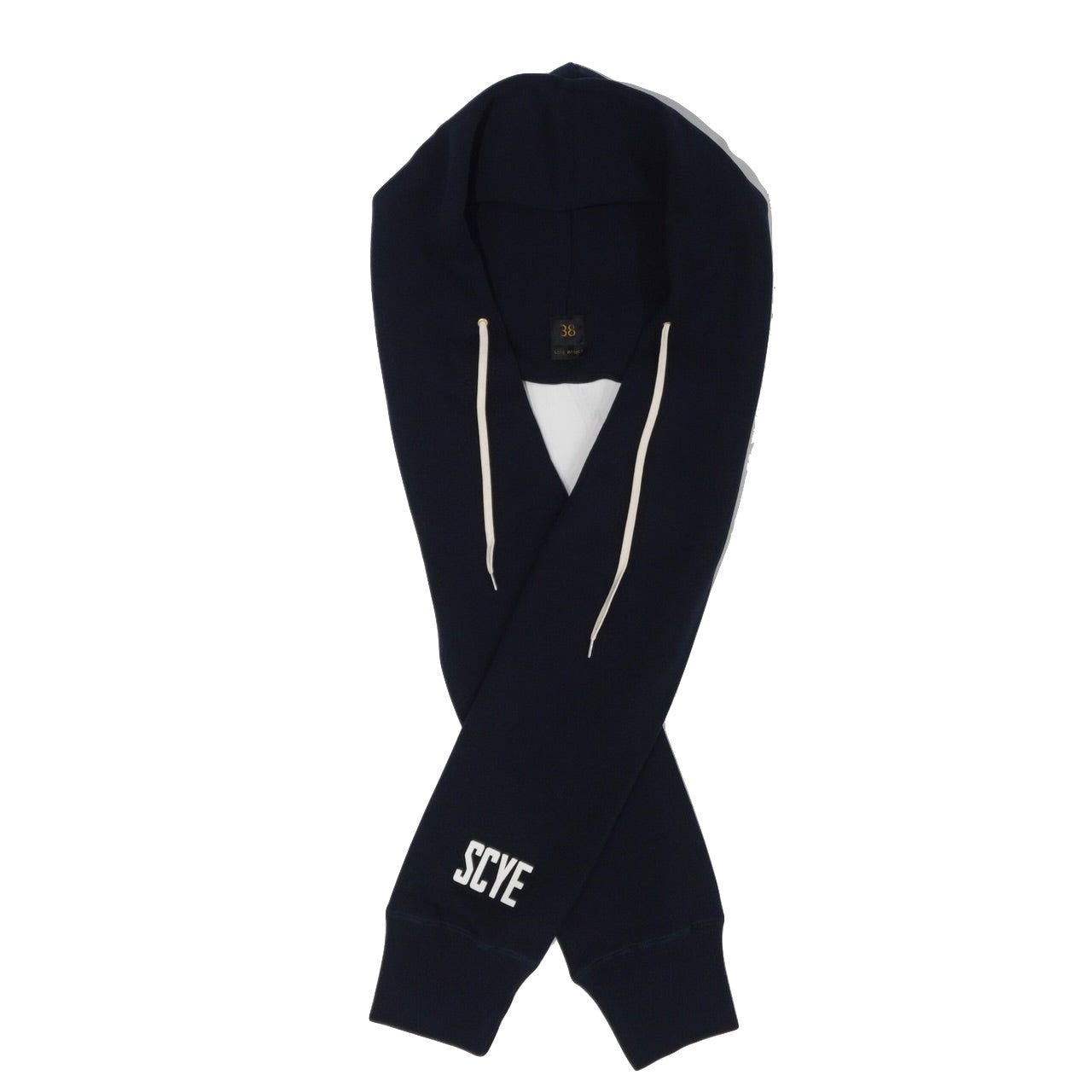 [SCYE BASICS] Fleece Back jersey Hooded Scarf