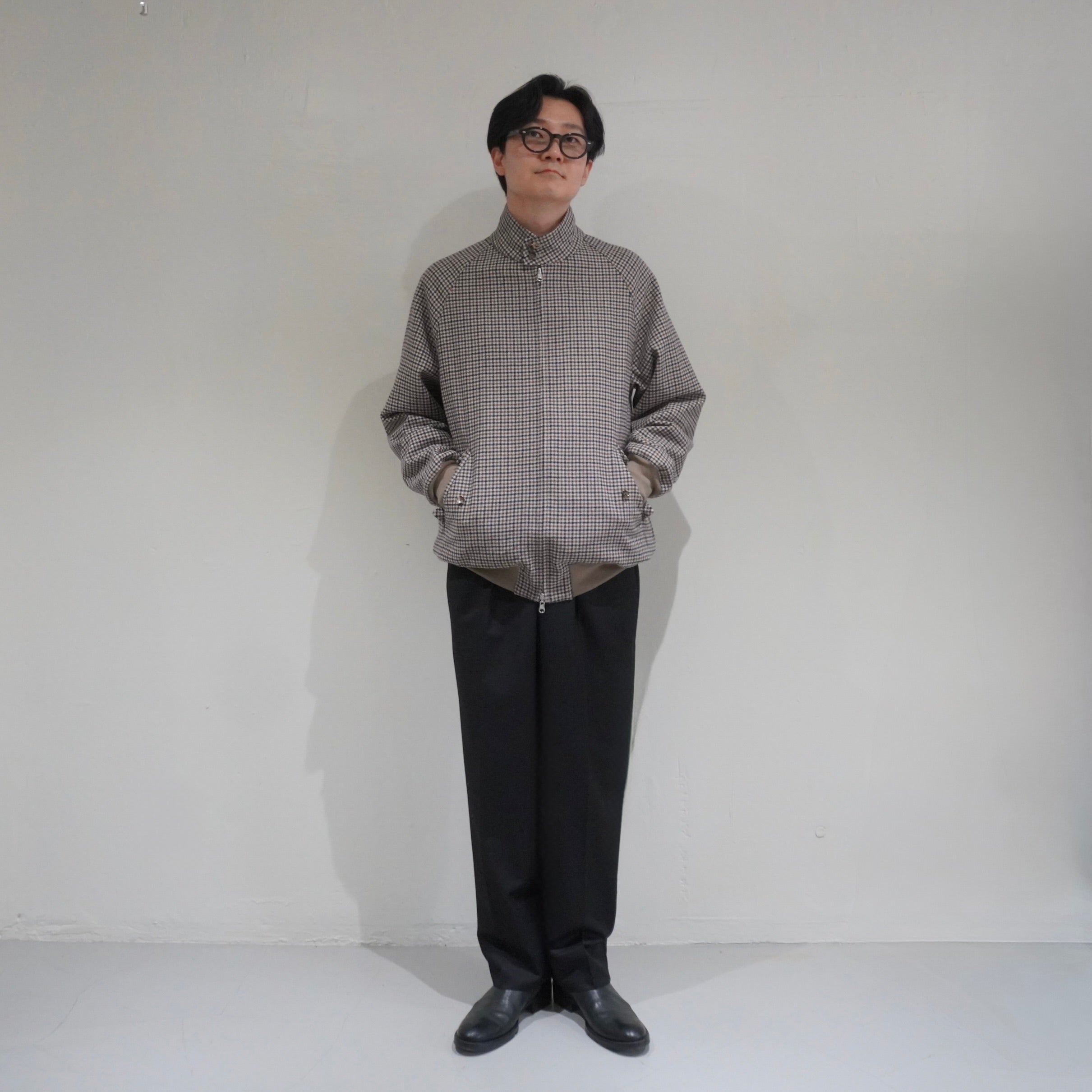 [SCYE BASICS] Cotton Gaberdine Reversible Jacket