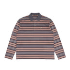 [SCYE BASICS] Multi Striped Cotton L/S Polo Shirt