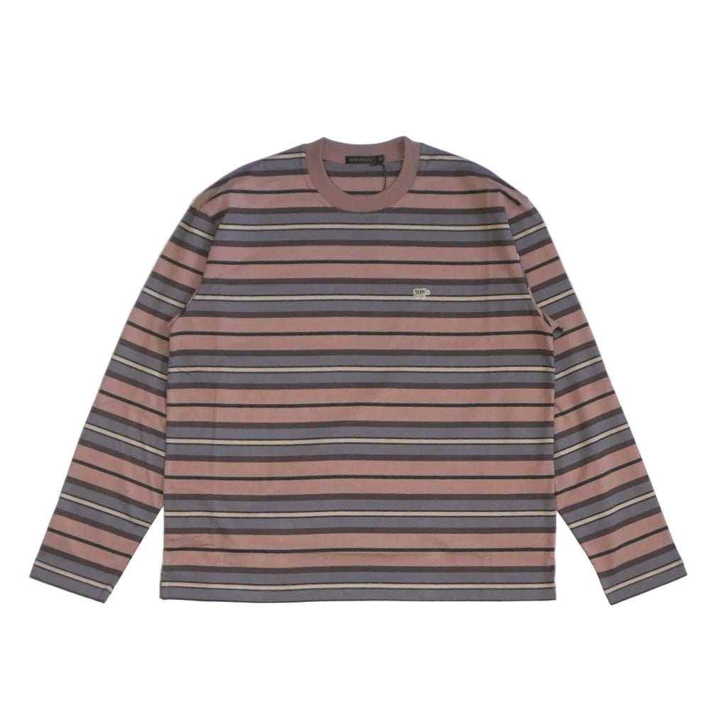 [SCYE BASICS] Multi Striped Cotton L/S T-Shirt