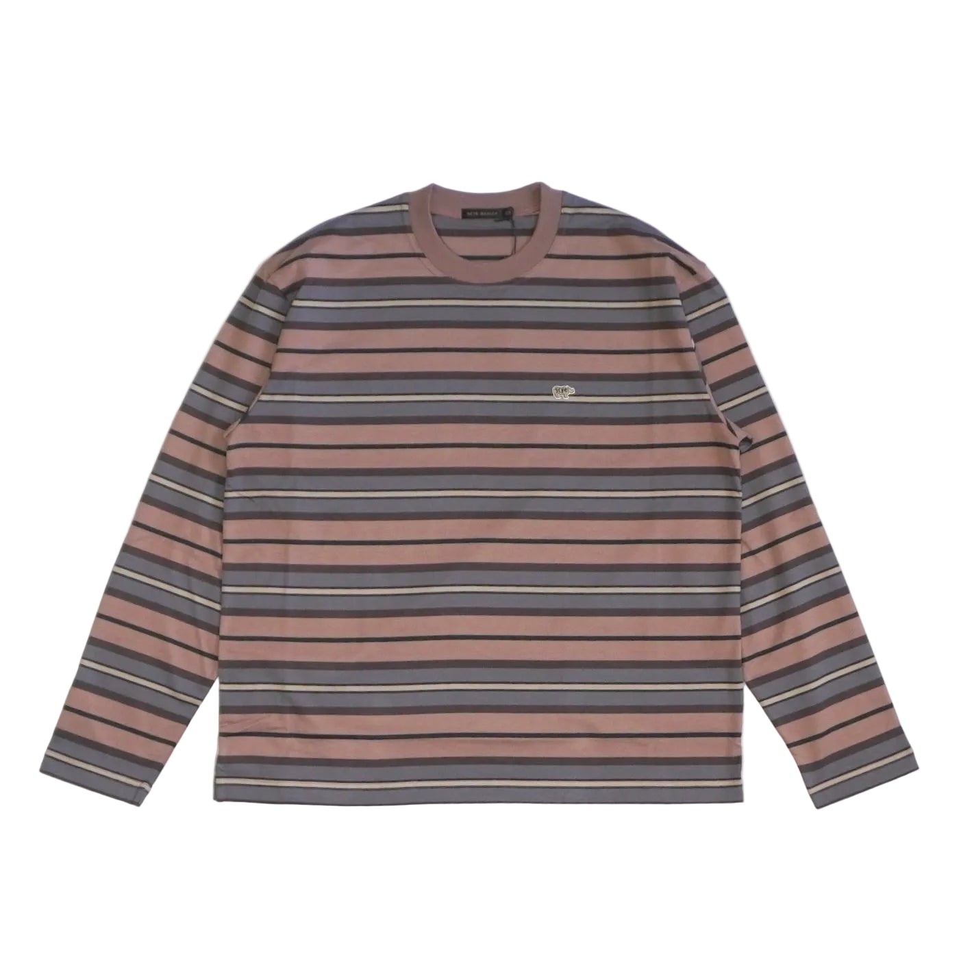 [SCYE BASICS] Multi Striped Cotton L/S T-Shirt