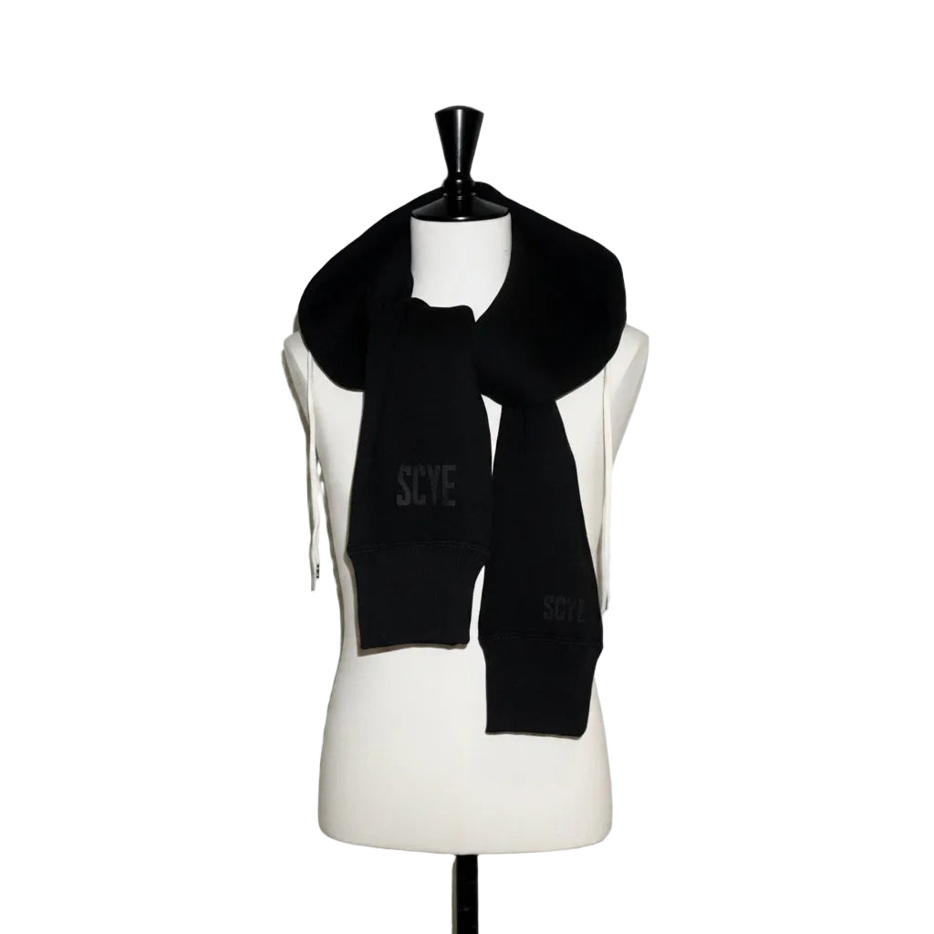 [SCYE BASICS] Fleece Back Jersey Hooded Scarf