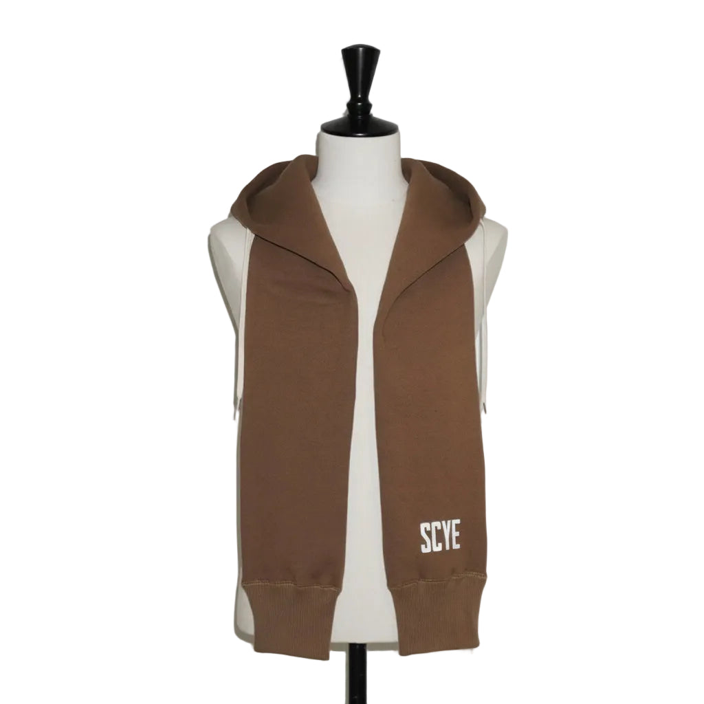 [SCYE BASICS] Fleece Back Jersey Hooded Scarf