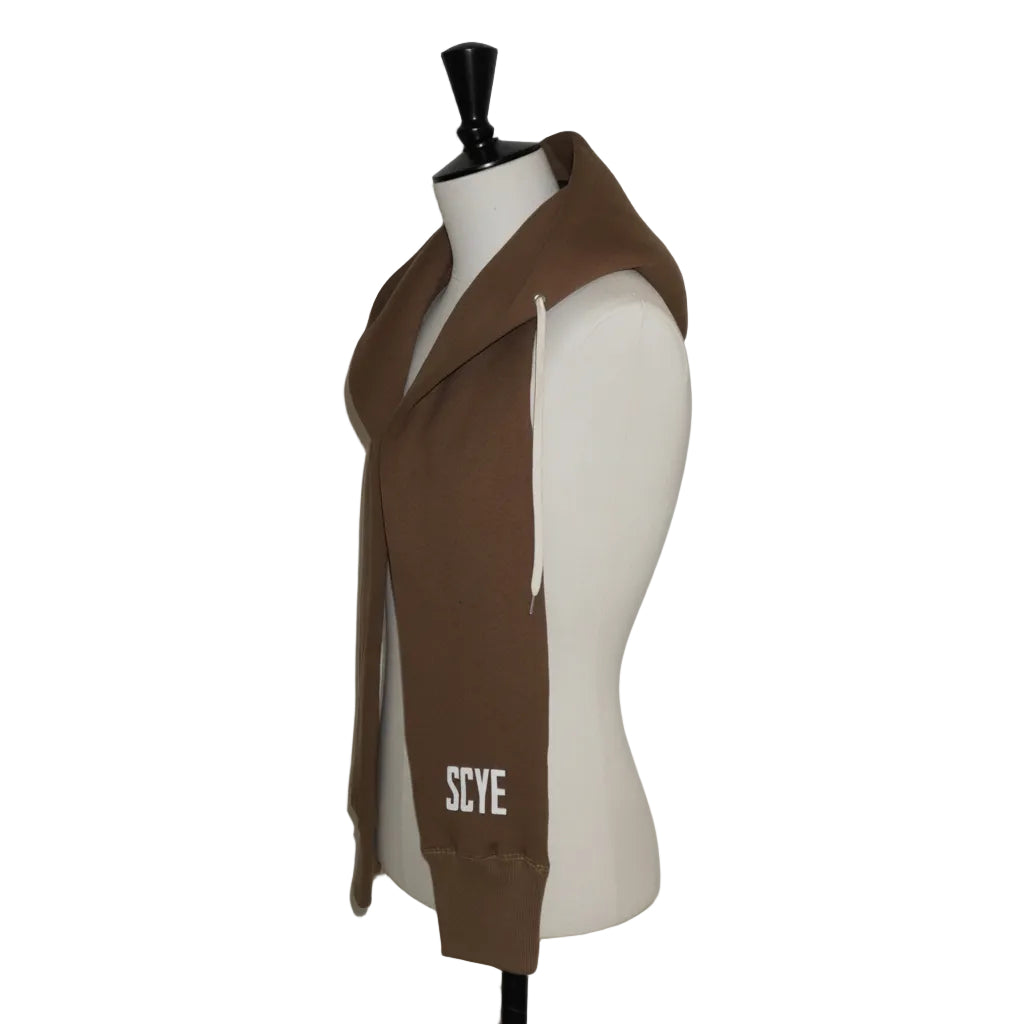 [SCYE BASICS] Fleece Back Jersey Hooded Scarf