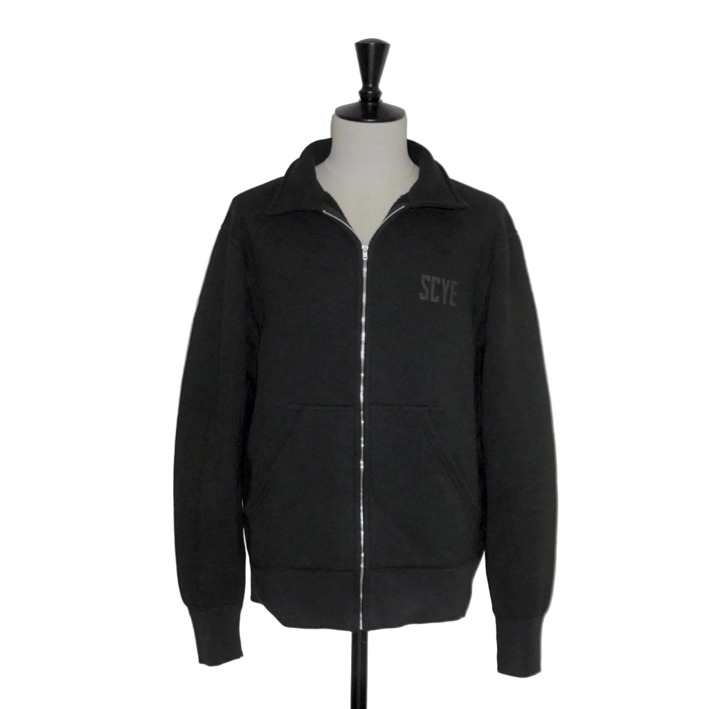 [SCYE BASICS] Fleece Back Jersey Zip Up Top