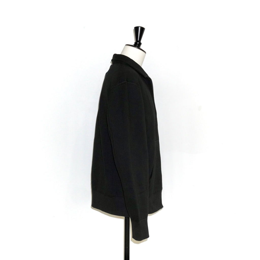 [SCYE BASICS] Fleece Back Jersey Zip Up Top