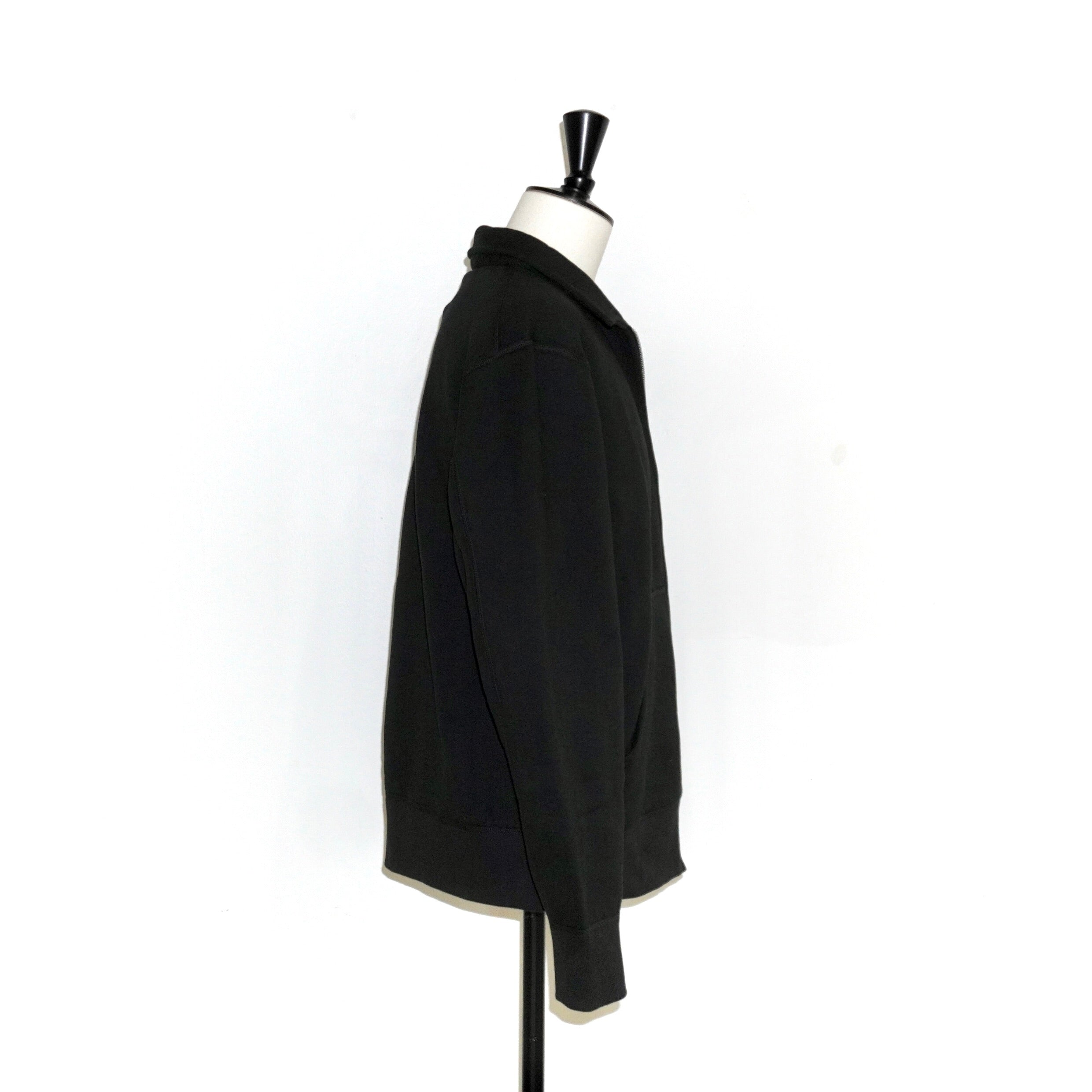 [SCYE BASICS] Fleece Back Jersey Zip Up Top