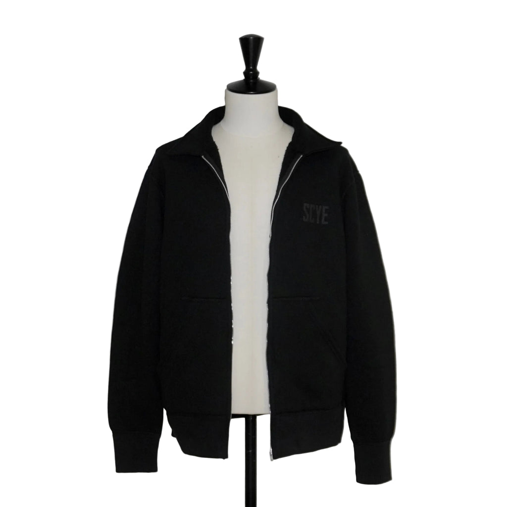 [SCYE BASICS] Fleece Back Jersey Zip Up Top