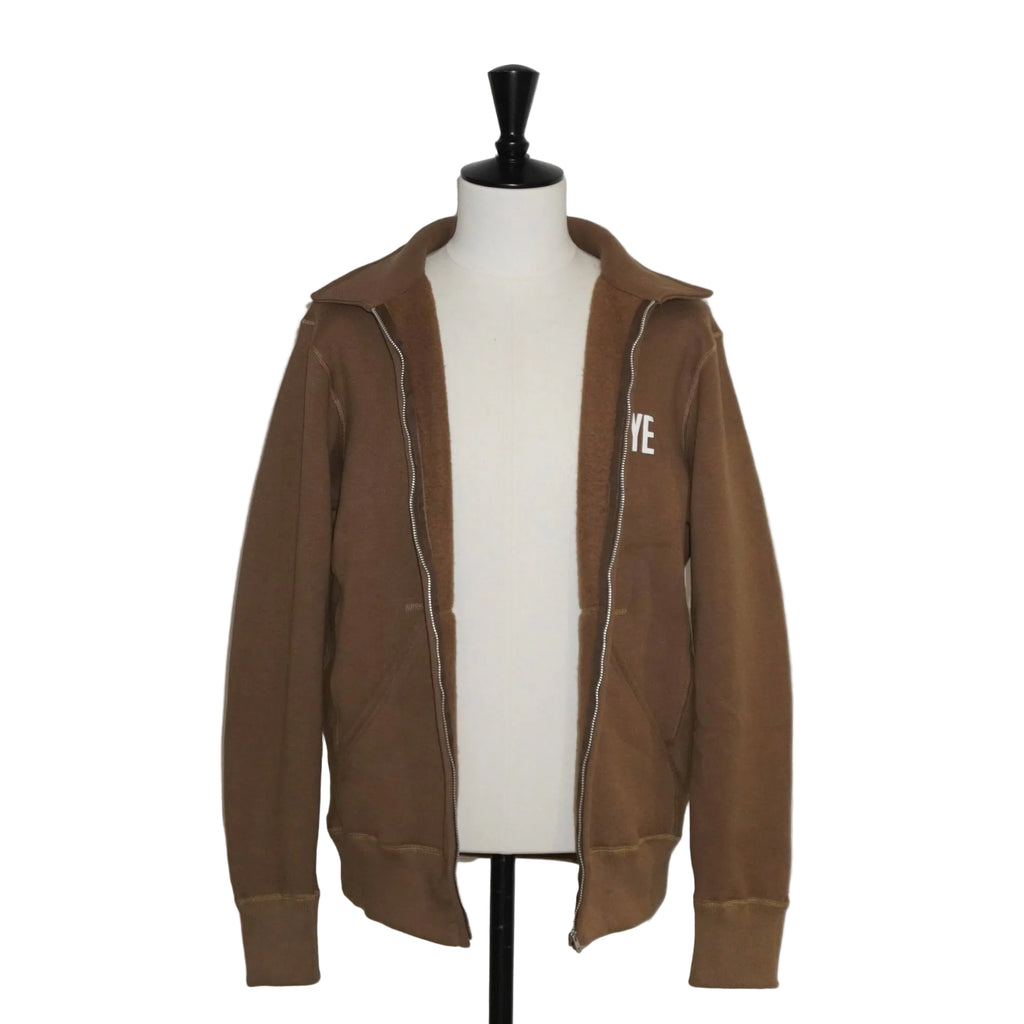 [SCYE BASICS] Fleece Back Jersey Zip Up Top