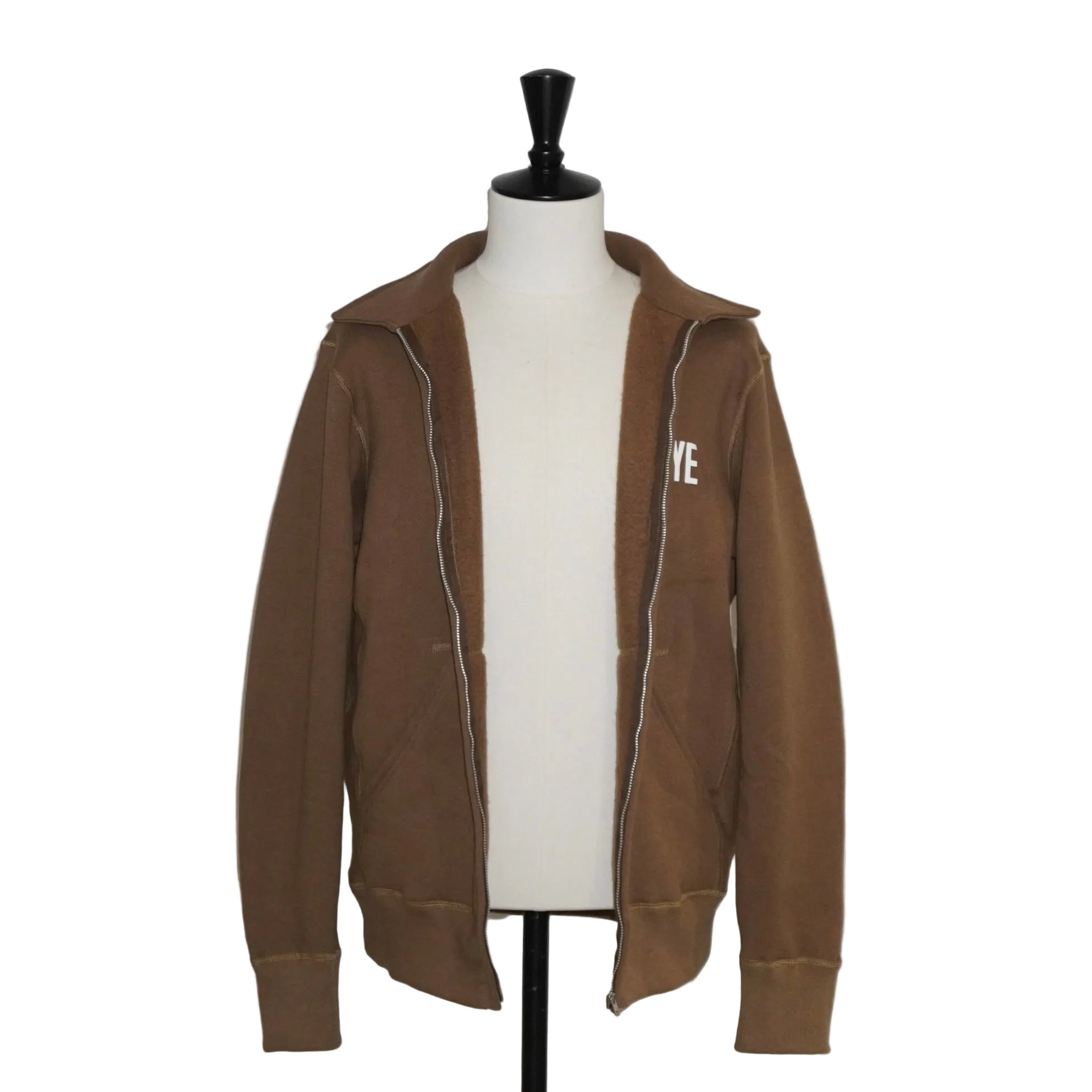 [SCYE BASICS] Fleece Back Jersey Zip Up Top