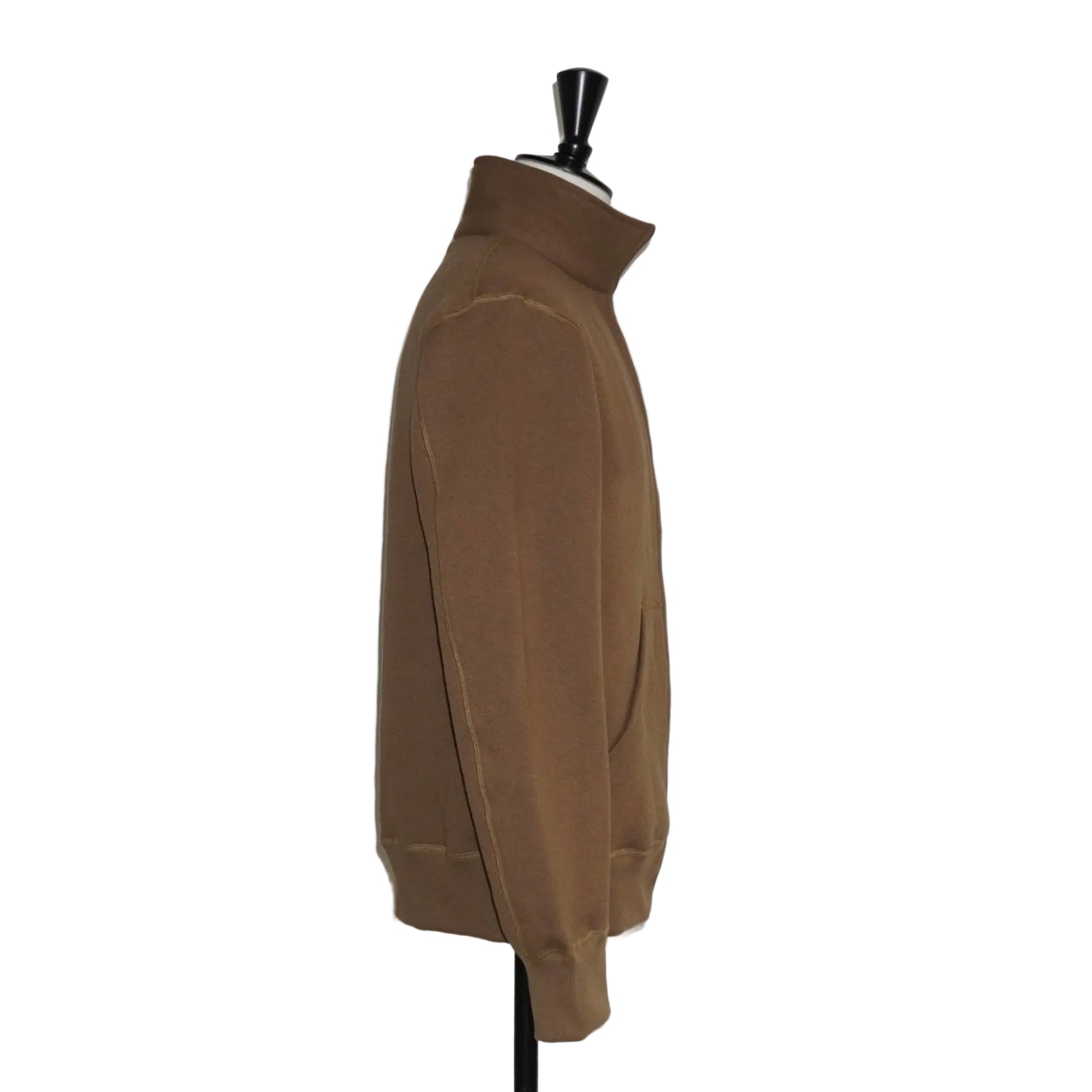 [SCYE BASICS] Fleece Back Jersey Zip Up Top