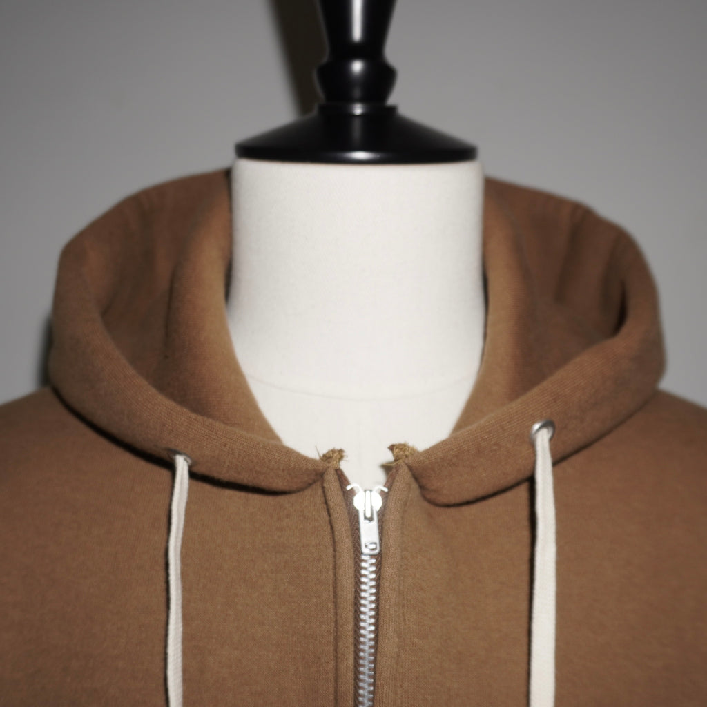 [SCYE BASICS] Fleece Back Jersey Half Zip Hoodie