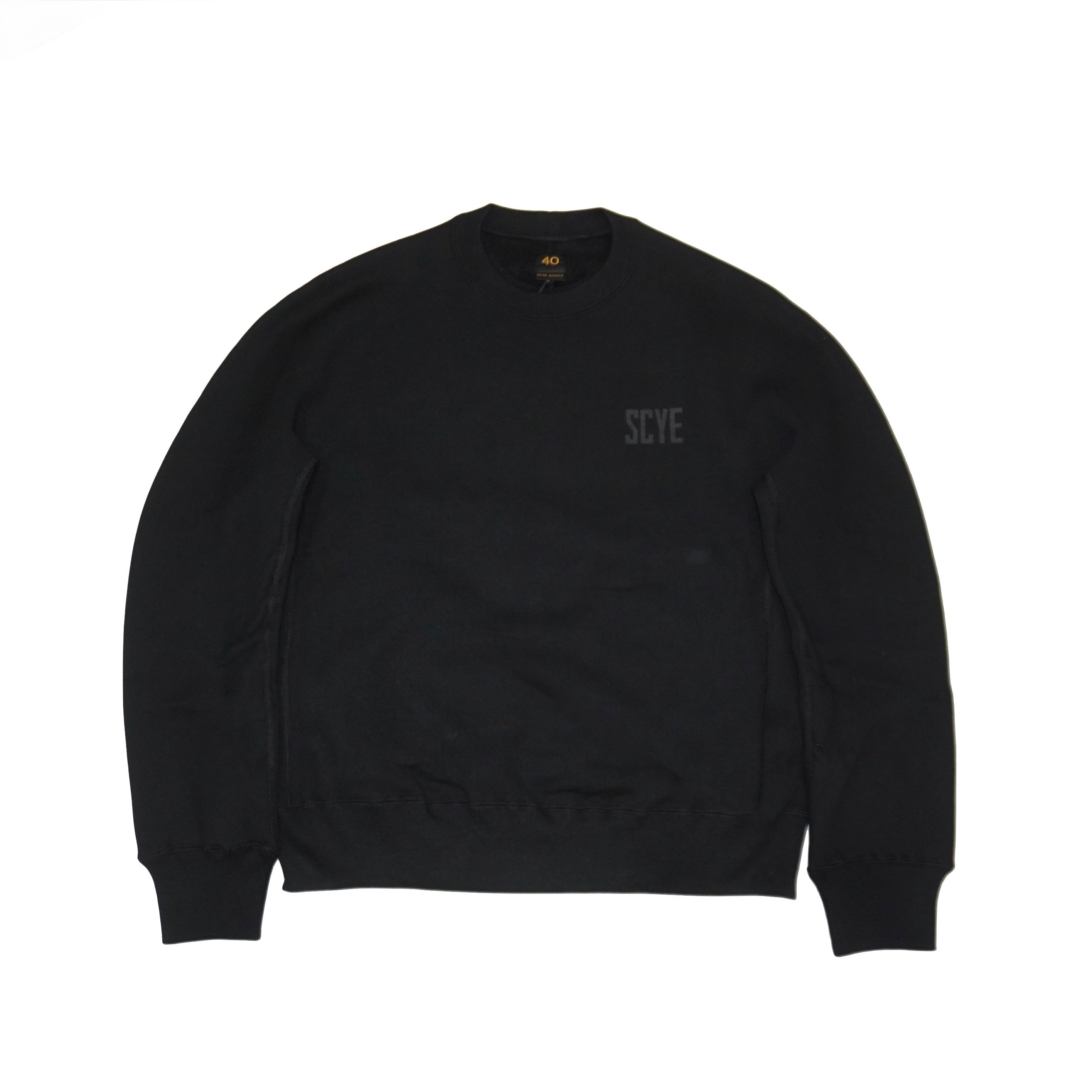 [SCYE BASICS] Fleece Back Jersey Sweat Shirt