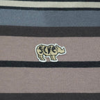 [SCYE BASICS] Multi Striped Cotton L/S Polo Shirt