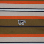 [SCYE BASICS] Multi Striped Cotton L/S Polo Shirt