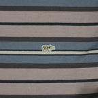 [SCYE BASICS] Multi Striped Cotton L/S Polo Shirt