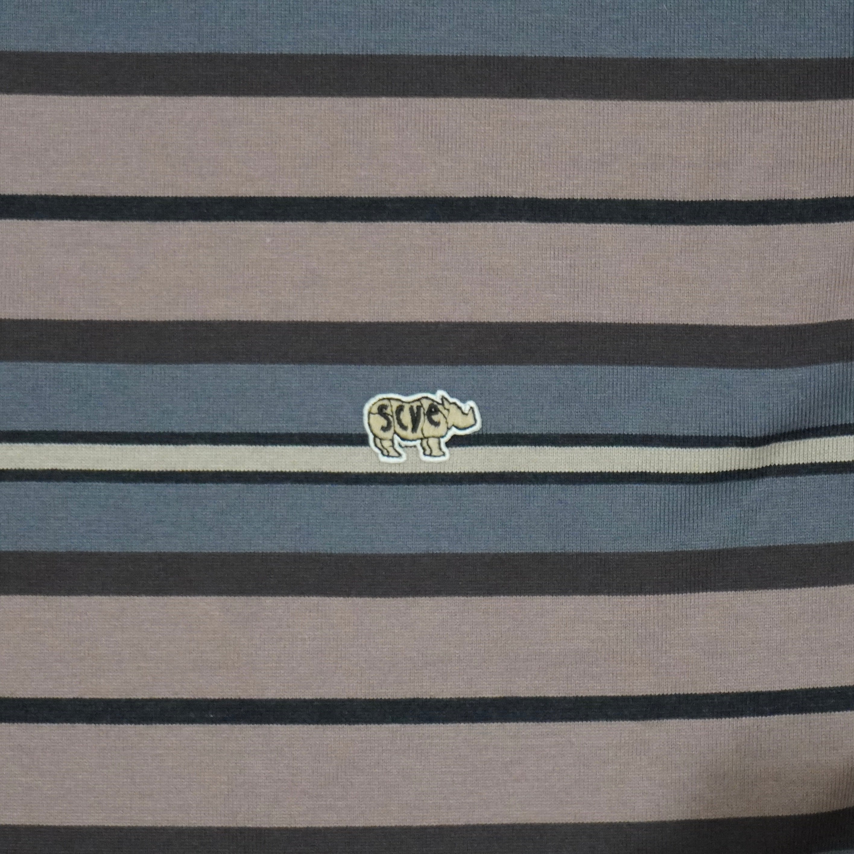[SCYE BASICS] Multi Striped Cotton L/S T-Shirt