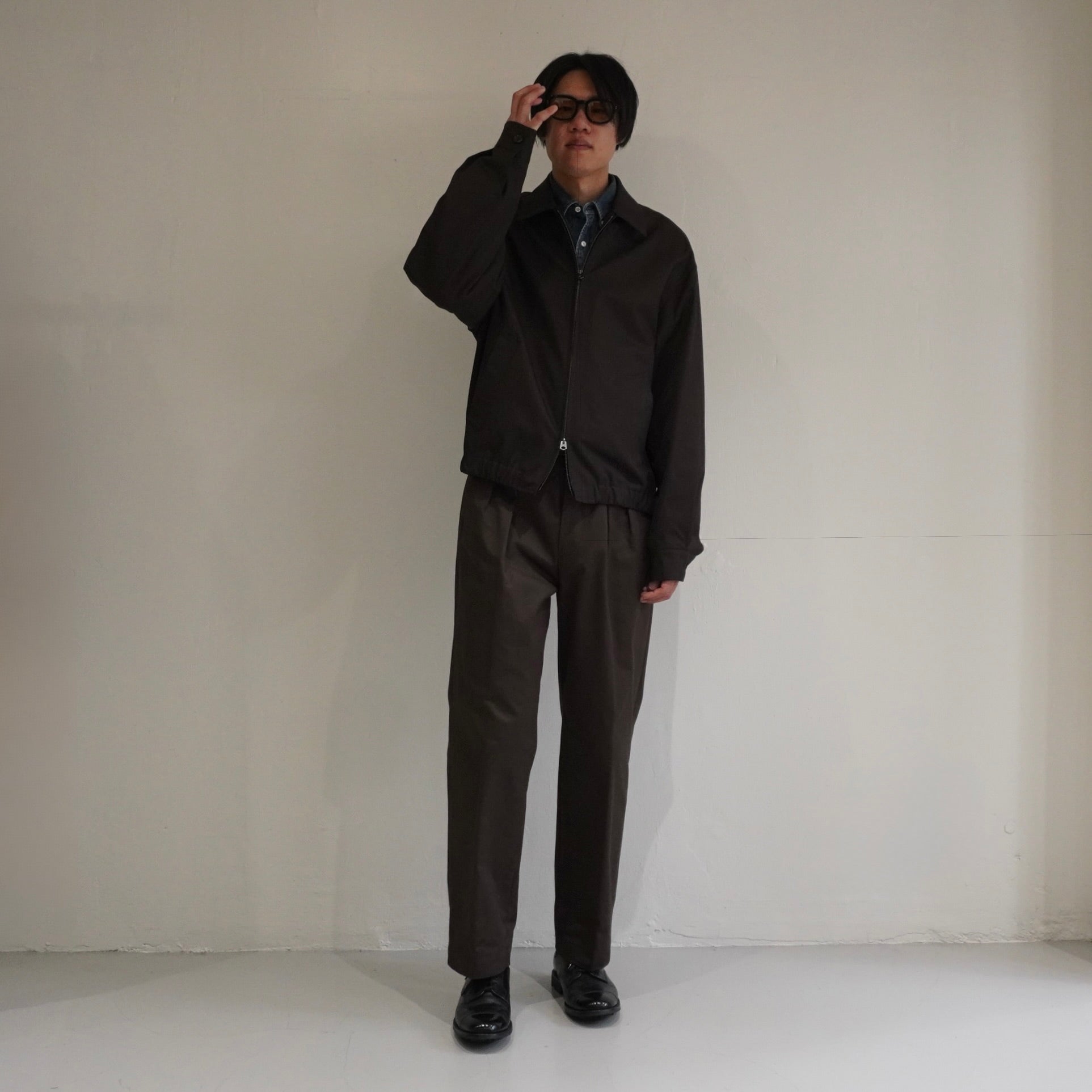 [SCYE BASICS] FINX COTTON Gaberdine Blouson Jacket